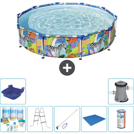 Bestway Bestway Steel Pro Ronde - Jungle - 305x66 cm - 8-pièces  S22124
