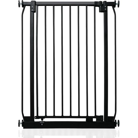 Safetots Barrière De Sécurité Extra Haute Elite, 71cm - 80cm, Hauteur Extra Haute De 96.8cm, Couleur Noir Mat (1/5)