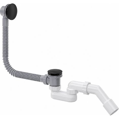 Deante Click-Clack Syphon Badewanne Matt Schwarz (1/5)