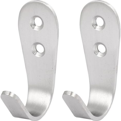 Porte-clés en acier inoxydable, porte-clés, 65 mm x 25 40 mm, 2 pièces (1759312e0ef184535d10f93379d8 (1/3)