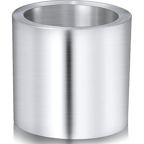 Rouleau de plaque en zinc pur 99,99 % zinc pur pour laboratoire scientifique 1000 x 200 x 1 mm d'épaisseur