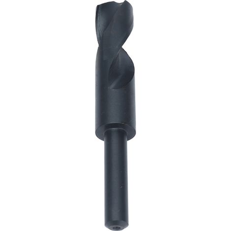 Foret hélicoïdal acier rapide HSS 12,7mm queue droite lame 23mm outil perçage métal noir (1/5)