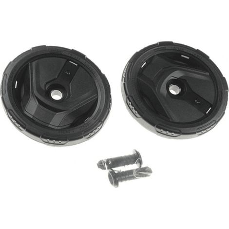 Jeu de 2 roues pour nettoyeur haute pression – Accessoire pour terrains accidentés – Longueur 20cm – Compatible KÄRCHER