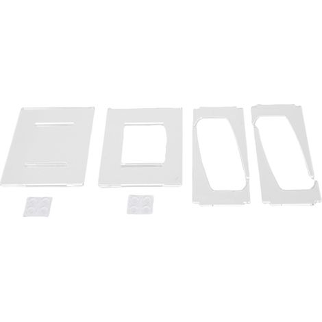 Lot de 2 grands supports à assiettes en acrylique transparent, parfaits pour présenter des livres, des assiettes décoratives, des plaques photo ou des objets de décoration à poser sur une table, à la (1/5)