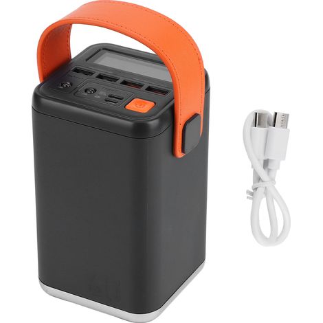 Station électrique portable multifonction grise avec charge rapide bidirectionnelle 18W pour extérieur (1/5)