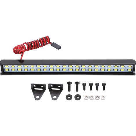 Projecteurs double rangée LED résistants pour Jeep Wrangler 1/10 voiture simulation escalade (1/5)