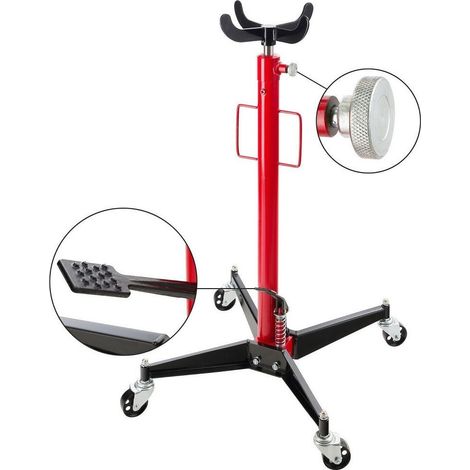 TRADE SHOP - Sollevatore Da Fossa Idraulico A Pedale Con Ruote Per Sottoponte 500kg Hm2301 - (1/4)