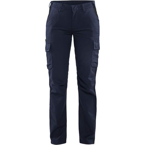 Pantalon de travail femme Blaklader 7144 Industria Stretch - L - Bleu marine foncé (1/5)