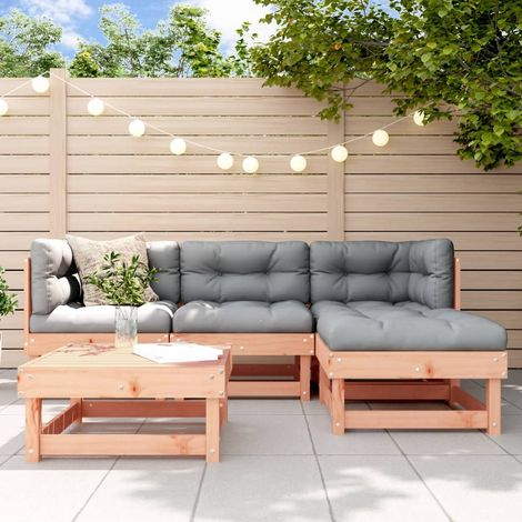 5-tlg. Garten-Lounge-Set Massivholz Douglasie vidaXL (1/5)