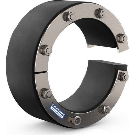 CR Pressdg. Typ SD60-T, DN250,AD 0-225mm bis 5 bar, Dichtung: 60mm, EPDM / V4A