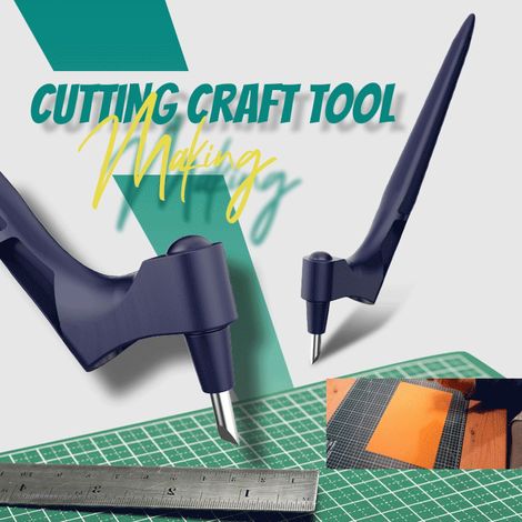 Cutter Rotatif 360 Degres - Lame En Acier Inoxydable - Pour Découpe De Papier Vinyle Et Stencils - Modélisme Et Scrapbooking - 1 Piece (1/5)