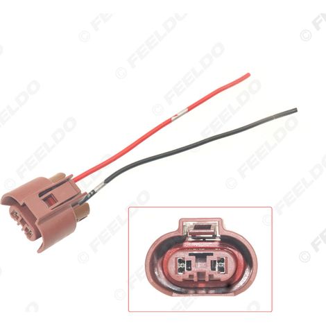 Câble de conversion pour douille de phare automobile 12V/24V 9012, câble de conversion pour lampe halogène d'origine, faisceau d'alimentation pour ampoule de lampe au xénon
