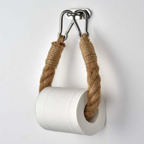 Soporte para rollo de papel higiénico, soporte para papel de baño, soporte para rollo de toallas de baño (1/4)