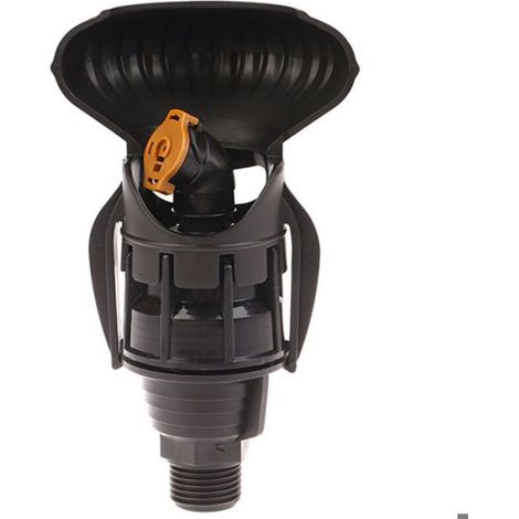 Arroseur Rotatif - 180 Degres - Pour Pelouse Et Jardin - 14 X 8 Cm - Noir - 1 Unite (1/5)