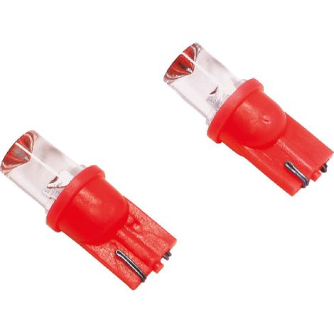 Ampoule de rechange T10 rouge 5W 2p