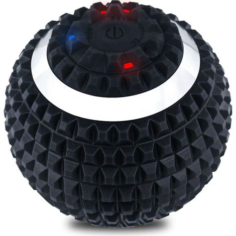 Balle de massage vibrante, 4 modes, balle de yoga haute intensité pour soulager les tensions et les douleurs musculaires, massage des jambes, du dos, de la fasciite plantaire, rechargeable via USB (no (1/5)