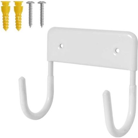 Bügelbrett-Aufhänger Wandhalterung,Support Mural pour Planche à Repasser,Crochet Durable pour Planche à Repasser,Planche à Repasser Hanger Support Mural,Support Table à Repasser Mural (Blanc) (1/5)
