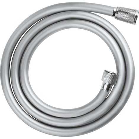 Grohe – Flexible de douche 1500mm – Métal chromé – Anti-pliures – Raccord G 1/2" x 1/2" – Résistance à la pression jusqu'à 5 bar