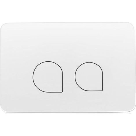 Plaque De Commande Wc Suspendu,Plaque De Déclenchement,Double Chasse,Équipée D'Un Set De Leviers De Chasse Et D'Un Cadre D'Installation,Compatible Avec Geberit Sigma 01,20,30,50,Up320 (blanc) (1/5)