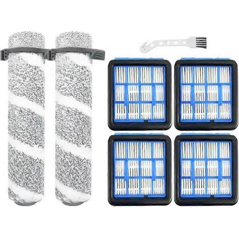 Rotierendes Bürstenset und HEPA-Filter für die kabellosen Nass- und Trockensauger Bissell 3930F, 3933 V2 und 39999Z. Ersatzteile für Staubsaugerbürste und -filter. (1/5)