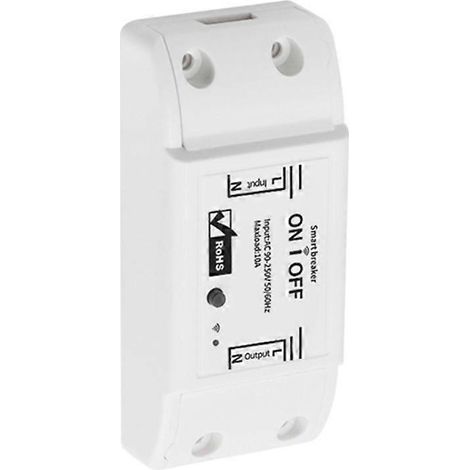 Interrupteur intelligent Tuya Zigbee 10A, disjoncteur universel intelligent, application Smart Life, commande vocale à distance pour la domotique. (1/5)