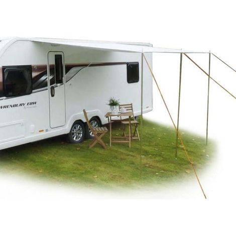 Unikka Comfort Wohnwagen Sonnensegel Caravan Tarp 3,6x2,4m inkl. Aufstellstangen (1/5)
