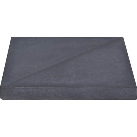 Maison Exclusive - Sonnenschirm-Gewichtsplatte Schwarz Granit Qua (1/5)