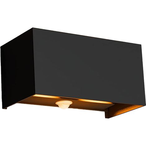 Lampe extérieure 24 W avec détecteur de mouvement, IP65, applique murale blanc chaud 3000 K, faisceau lumineux réglable, idéale pour l'intérieur et l'extérieur, parfaite pour un couloir ou une allée, (1/5)
