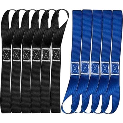 12 sangles d'arrimage pour moto 45 x 25 mm (1/4)