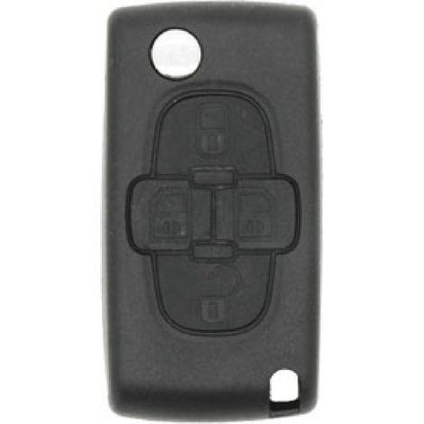 PSA408C - Coque de cle compatible Peugeot-Citroen 4 boutons