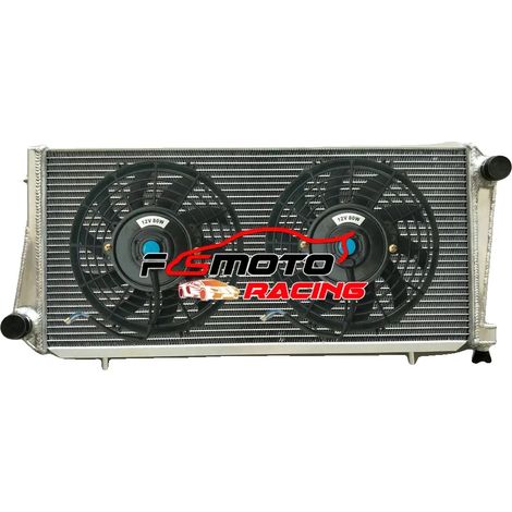 Radiador de aluminio de alto rendimiento para refrigeración, con 2 ventiladores. (1/2)