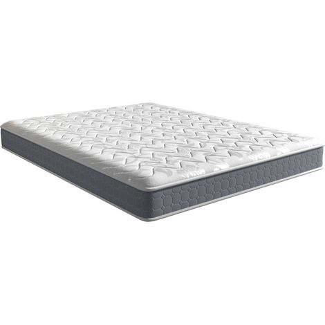 Hobag – Matelas mémoire de forme 140x190 cm – 17 cm de hauteur – 7 zones de soutien – Super respirant pour un sommeil confortable