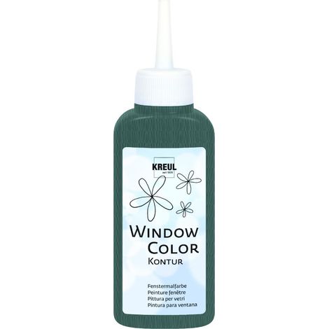 Kreul Window Color Konturenfarbe grau 80 ml Bastelfarben