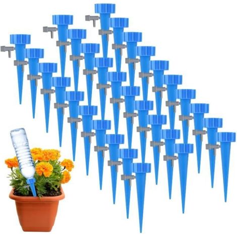 Automatisches Bewässerungssystem für Pflanzen - 30 Teile - Einstellbare Durchflussmenge - Für Innen- und Außenbereich (1/4)