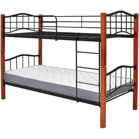 Litera Doble Cama 90cm Madera y Metal