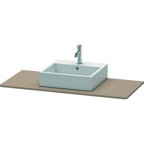Duravit XSquare Konsole, 1 Ausschnitt, 800x16x550mm, XS060D07575 (1/5)