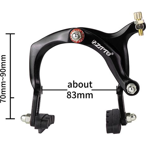 Freins de vélo en aluminium pinces à bras longs étriers de frein C vélo de route de vélo de ville (1/5)