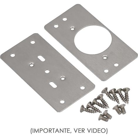 Placas Reparacion Bisagras Cazoleta 4,7x9 cm. 2 piezas