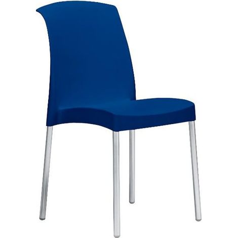 SEDIA JENNY confezione da 6 pezzi colore blu (1/4)