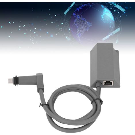 Adaptador Ethernet Plug-and-Play, adaptador de red estable para antenas de internet satelital rectangulares V2 (1/5)