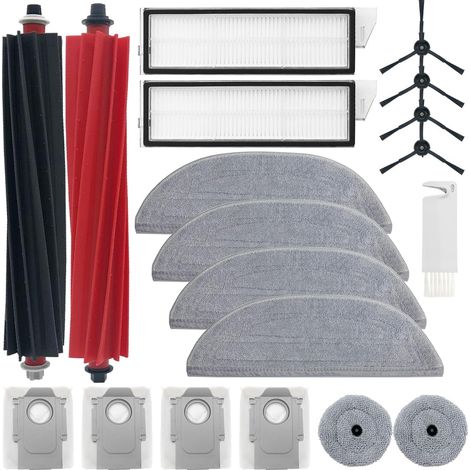 Accessoires pour aspirateur Roborock S8 MaxV Ultra, 19 pièces
