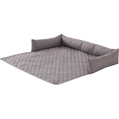 Tapis rafraîchissant pour chien, 120 x 90 x 6,3 cm, confortable en coton pour animal domestique, voyage, jardin, intérieur, extérieur, vacances, chambre à coucher, terrasse et appartement