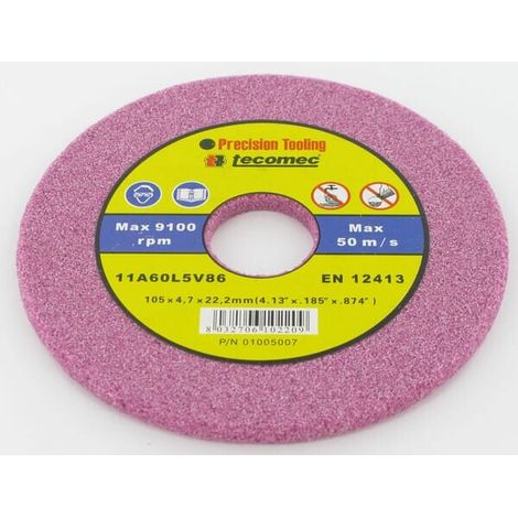 Disco de lija 105x22x4,7 - Sharp TECOMEC FGP015457