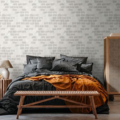 A.S. Creation Livingwalls Fototapete The Wall III 398251 Eine Rolle Ein Motiv 159 x 280 cm Grau Beige (1/4)