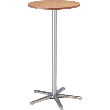 MAUL, Mange-debout Ø 600 mm, hauteur 1100 mm, piétement argent