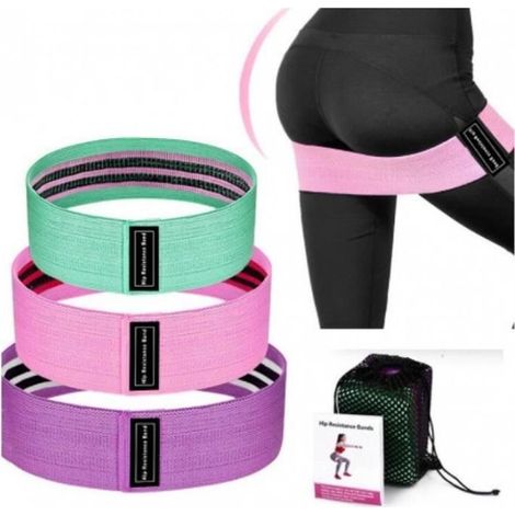 Elastique Musculation, Alteres Musculation,Bande Elastique Musculation en Tissu,Elastique Sport,Bande De Re ELASTIQUE DE RESISTANCE (1/5)