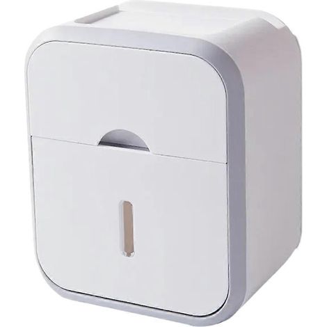Wasserdichter, hochkapazitiver, staubdichter, bohrfreier Toilettenpapierhalter für Toilettenpapierrollen (Badezimmer) (1/5)