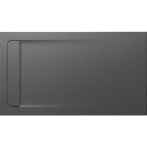 Receveur de douche extra plat en Stonex® Aquos - 1400x800mm - Onyx (1/2)