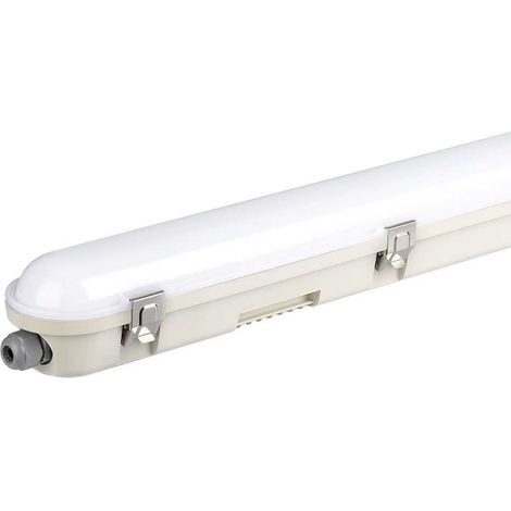 V-TAC PRO plafoniera led 48W chip samsung IP65 120lm/w 150cm copertura satinata/corpo bianco 6400k M-Series sku 2120214 (1/5)