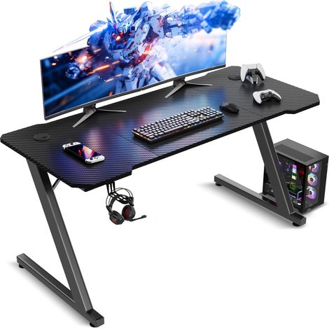Bureau Gaming 120x60cm, Crochet Casque (1/5)